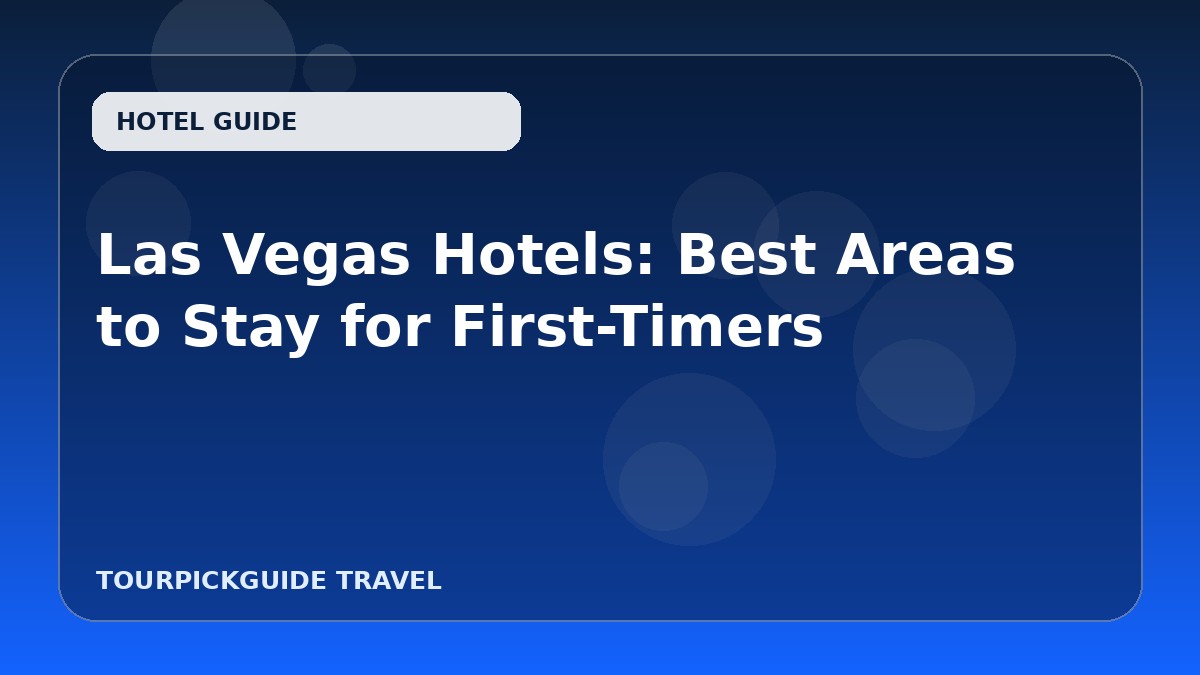 Las Vegas Hotels: Best Areas to Stay for First-Timers
